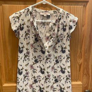 LOFT short sleeve blouse - size M